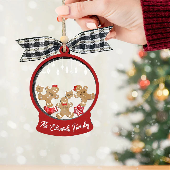 Custom Family Christmas Ornament - CF04