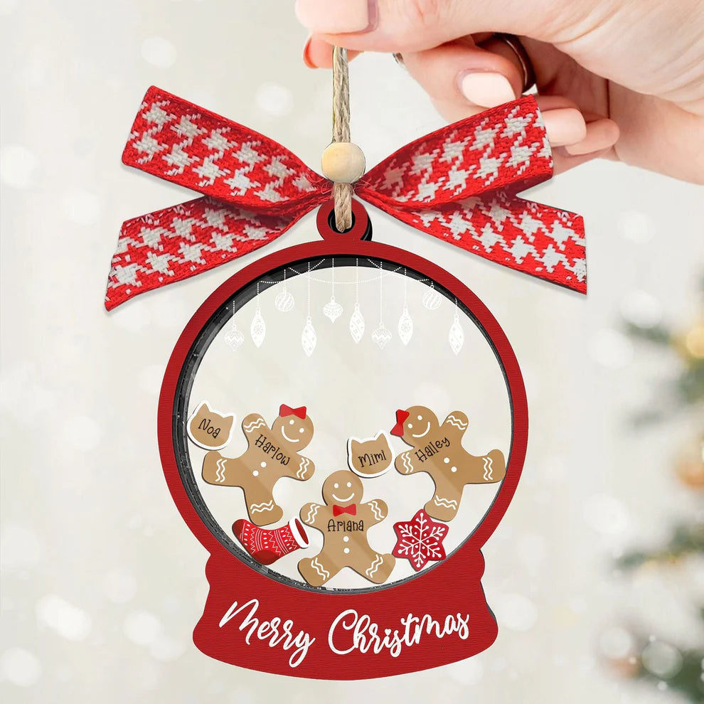 Custom Family Christmas Ornament - CF04