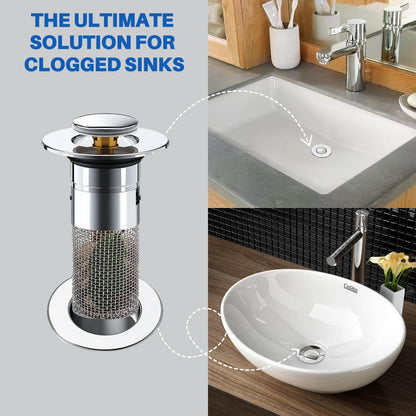 Universal Pop-Up Sink Drain Filter