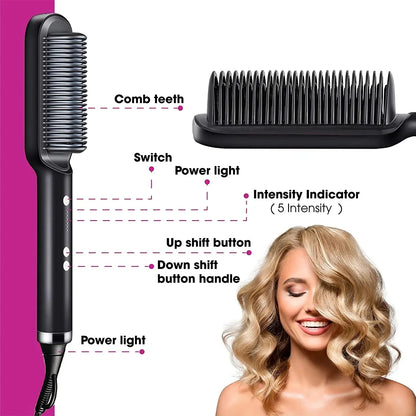 Vela™️ - Hair Straightener Brush